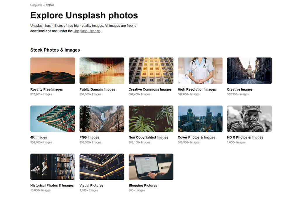 Unsplash Fotobanka